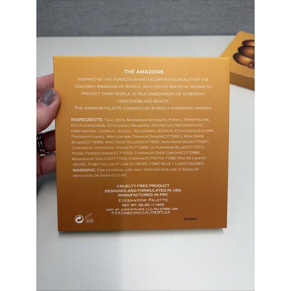 Juvia's Place The Warrior Eyeshadow Palette Authentic NIB - Picture 4 of 4